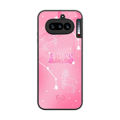 Aries Aura back phone cover | glass case for nothing phone 4a