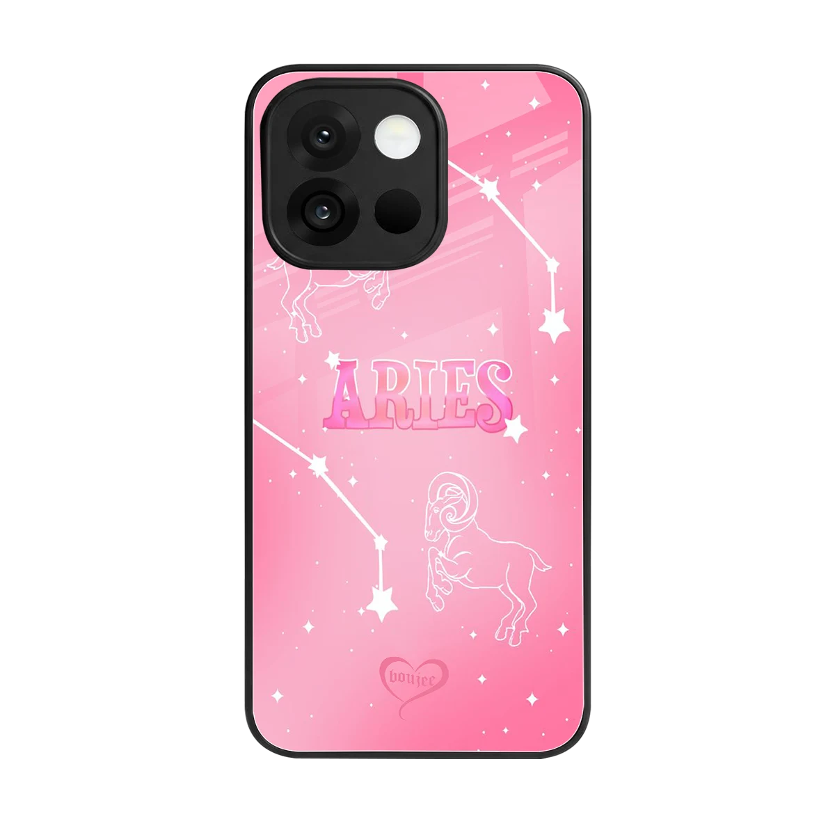 Aries Aura back phone cover | glass case for oneplus 13s
