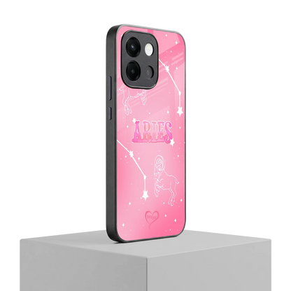 Aries Aura oneplus 13s mobile cover | shockproof glass phone case