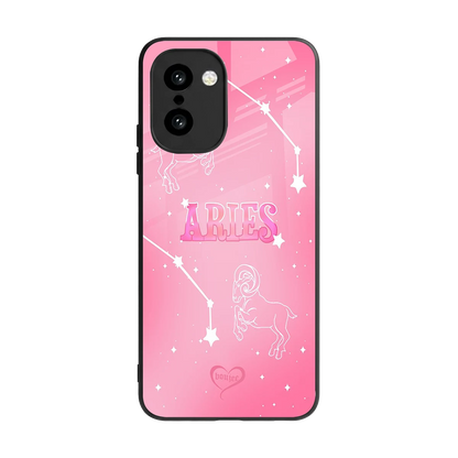 Aries Aura back phone cover | glass case for oneplus 15r