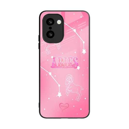 Aries Aura back phone cover | glass case for oneplus 15r