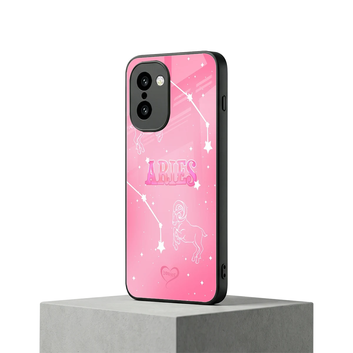 Aries Aura oneplus 15r mobile cover | shockproof glass phone case