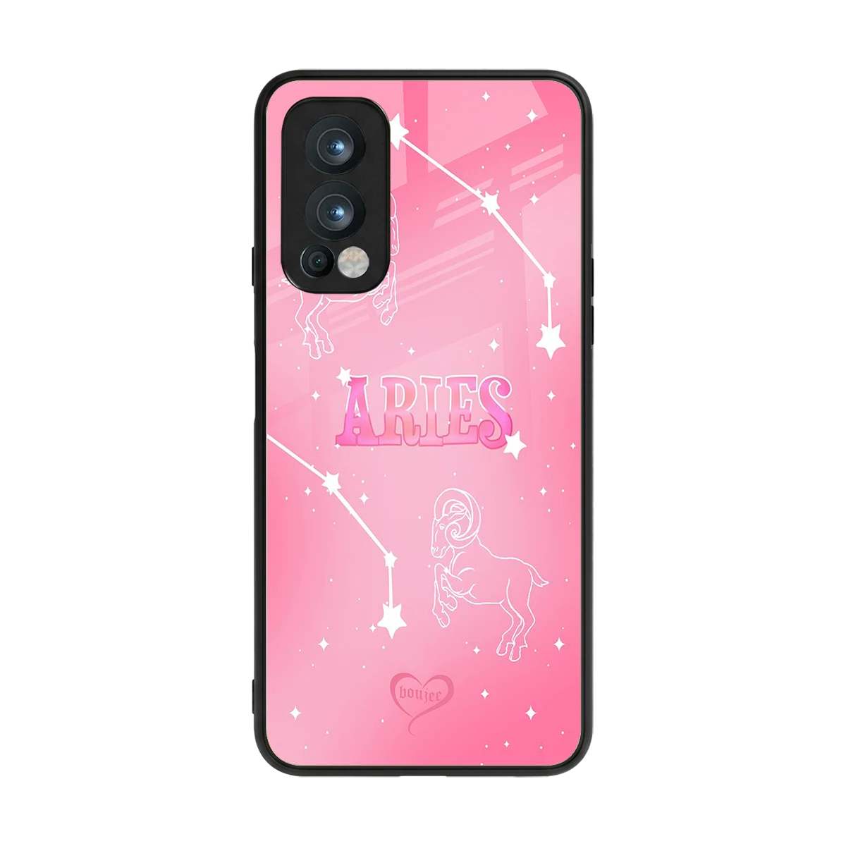 Aries Aura back phone cover | glass case for oneplus nord 2