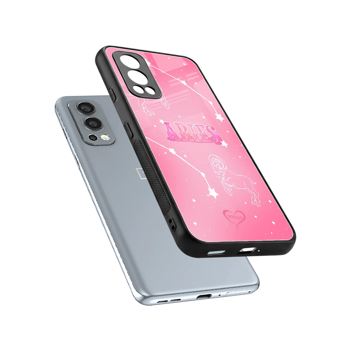 Aries Aura sleek oneplus nord 2 cover with tempered glass back and TPU edges