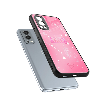 Aries Aura sleek oneplus nord 2 cover with tempered glass back and TPU edges