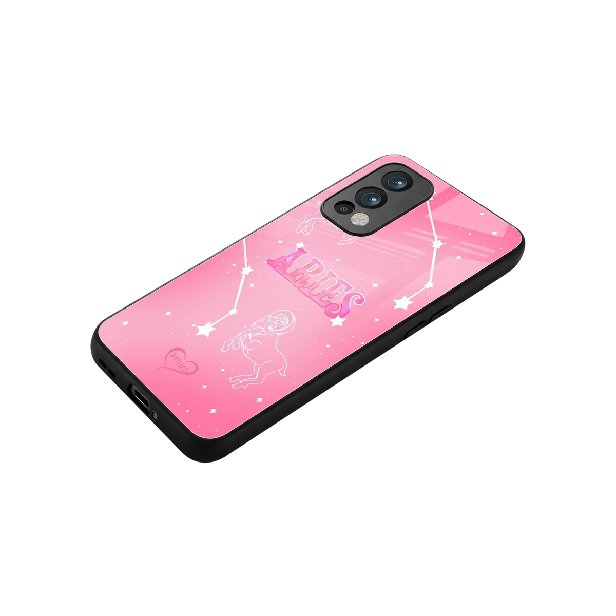 Aries Aura stylish phone case for oneplus nord 2 | glossy glass and slim fit