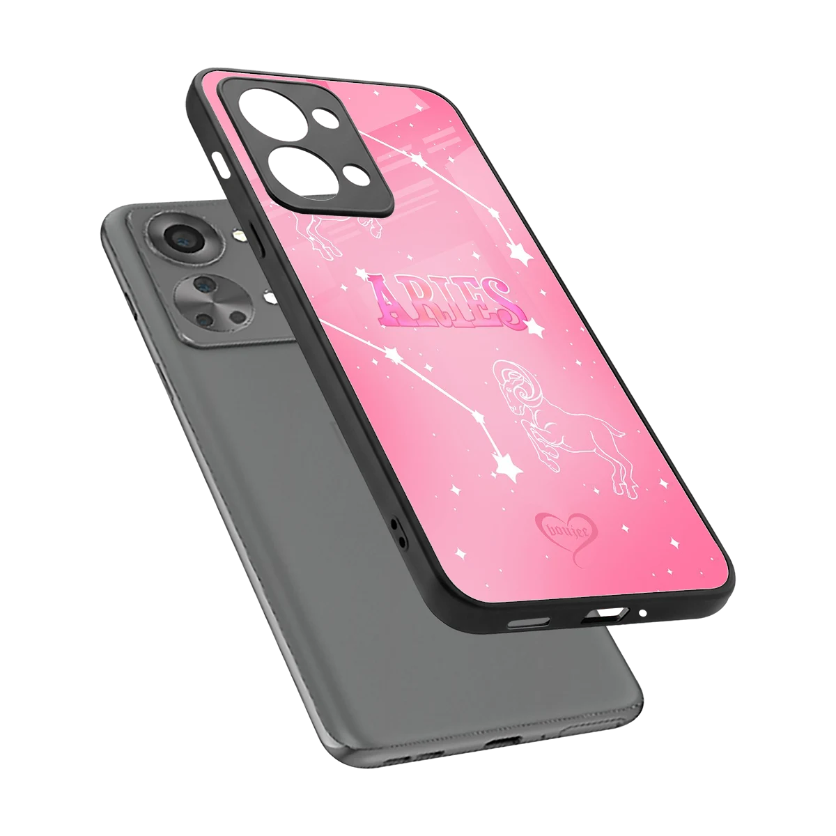Aries Aura sleek oneplus nord 2t cover with tempered glass back and TPU edges