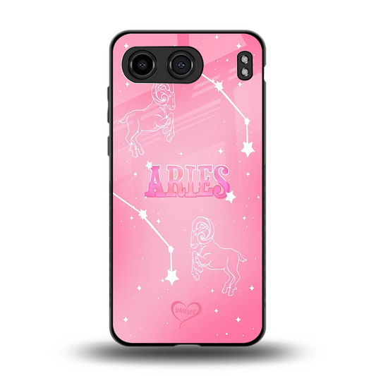 Aries Aura back phone cover | glass case for oneplus nord 4