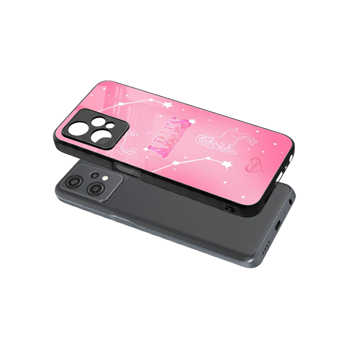 Aries Aura sleek oneplus nord ce 2 lite cover with tempered glass back and TPU edges