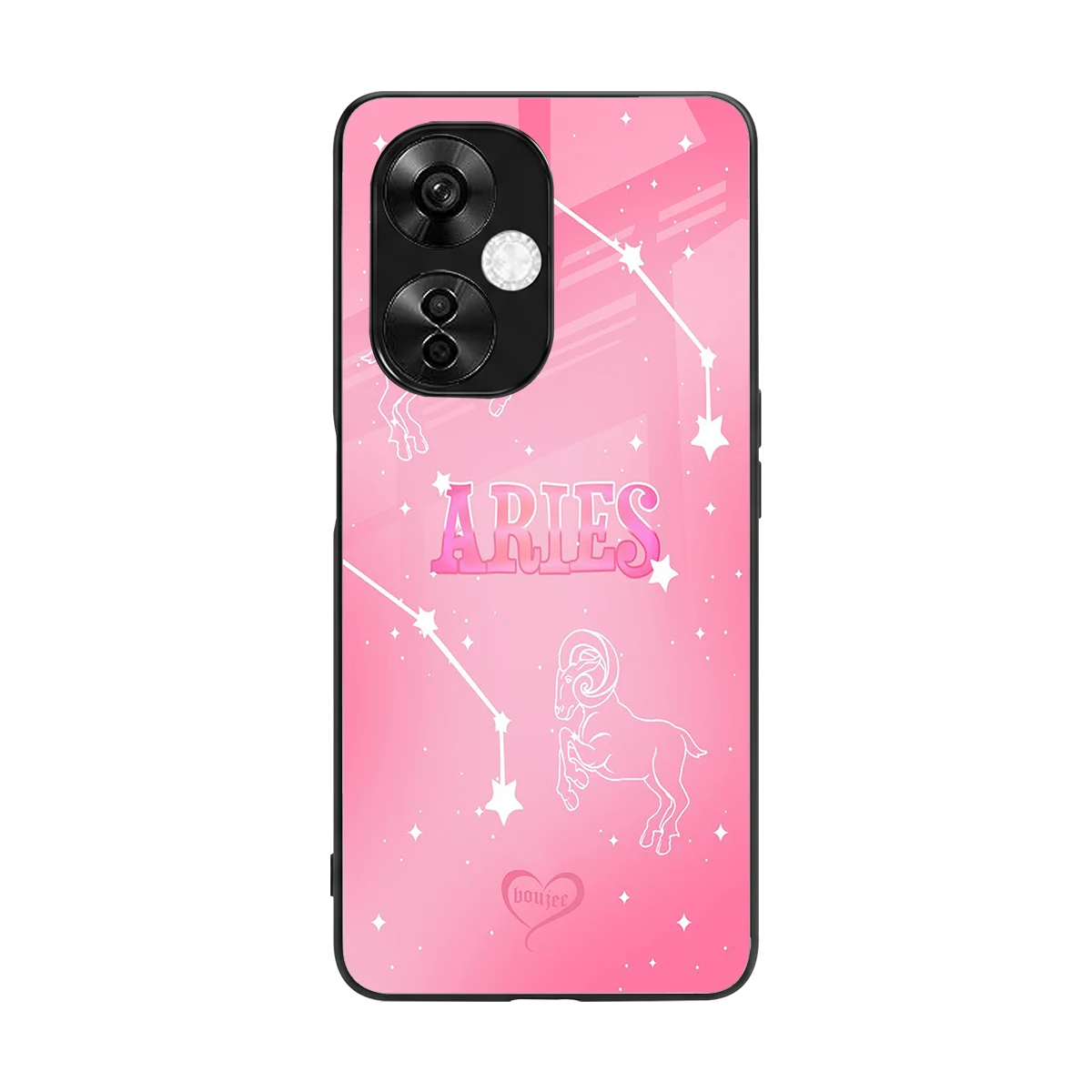 Aries Aura back phone cover | glass case for oneplus nord ce 3 lite