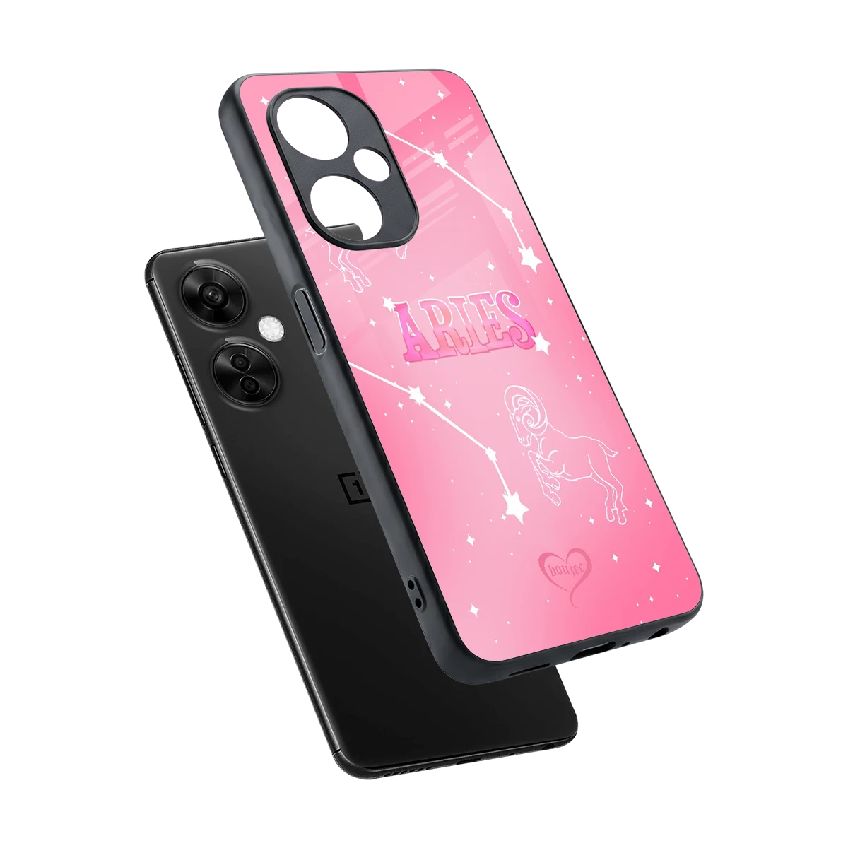 Aries Aura sleek oneplus nord ce 3 lite cover with tempered glass back and TPU edges