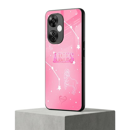 Aries Aura oneplus nord ce 3 lite mobile cover | shockproof glass phone case