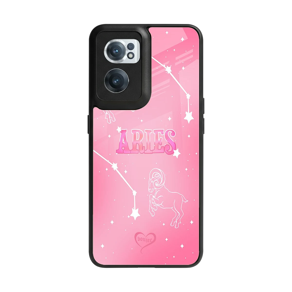 Aries Aura back phone cover | glass case for oneplus nord ce 2