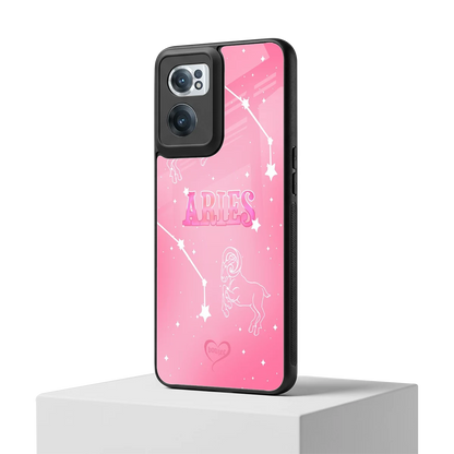 Aries Aura oneplus nord ce 2 mobile cover | shockproof glass phone case