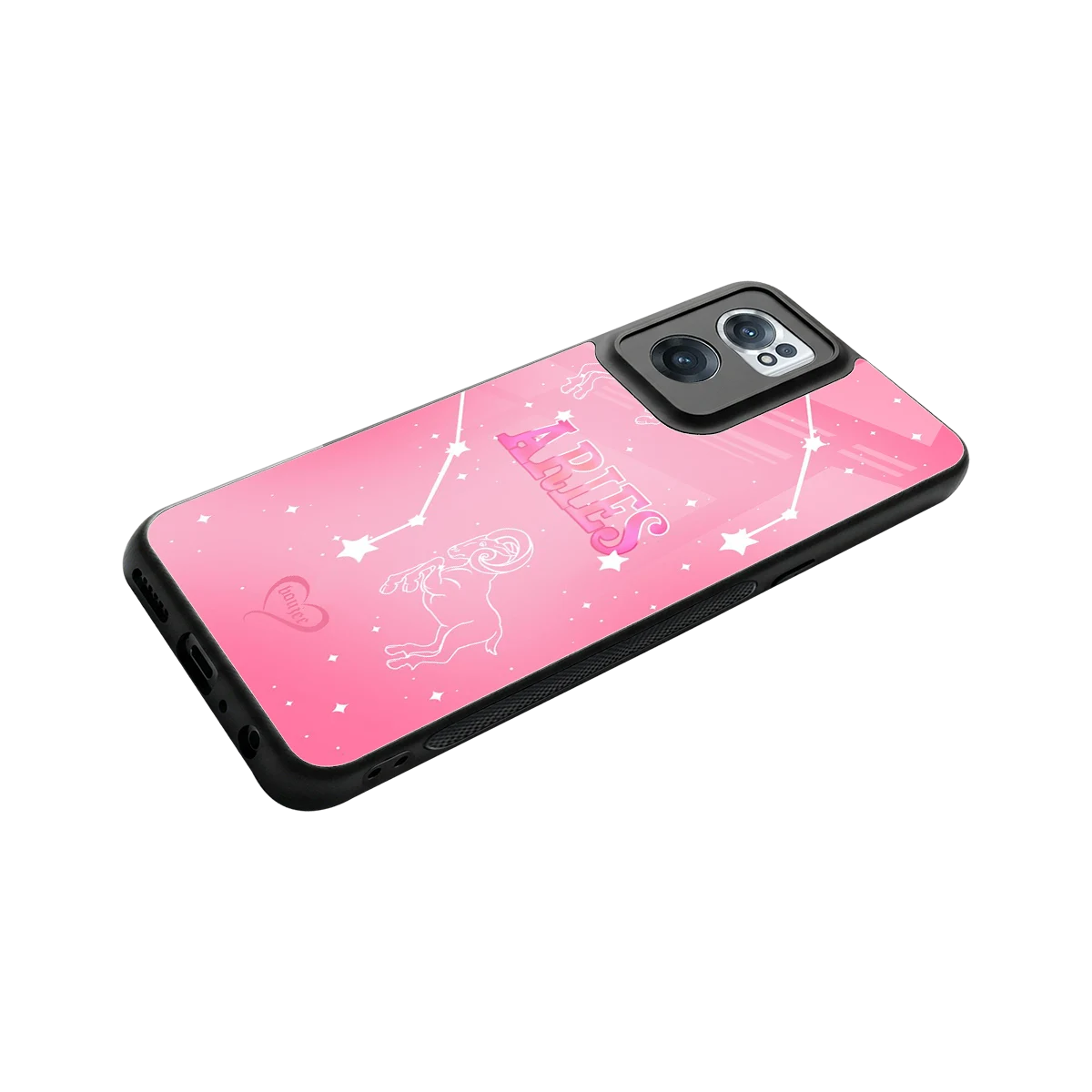 Aries Aura stylish phone case for oneplus nord ce 2 | glossy glass and slim fit