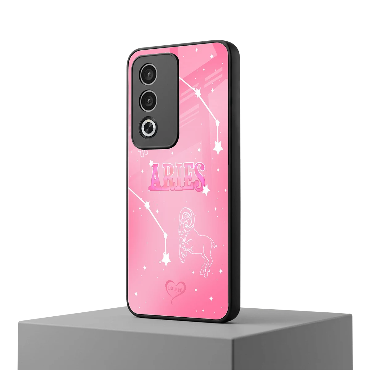 Aries Aura oppo a3 pro mobile cover | shockproof glass phone case