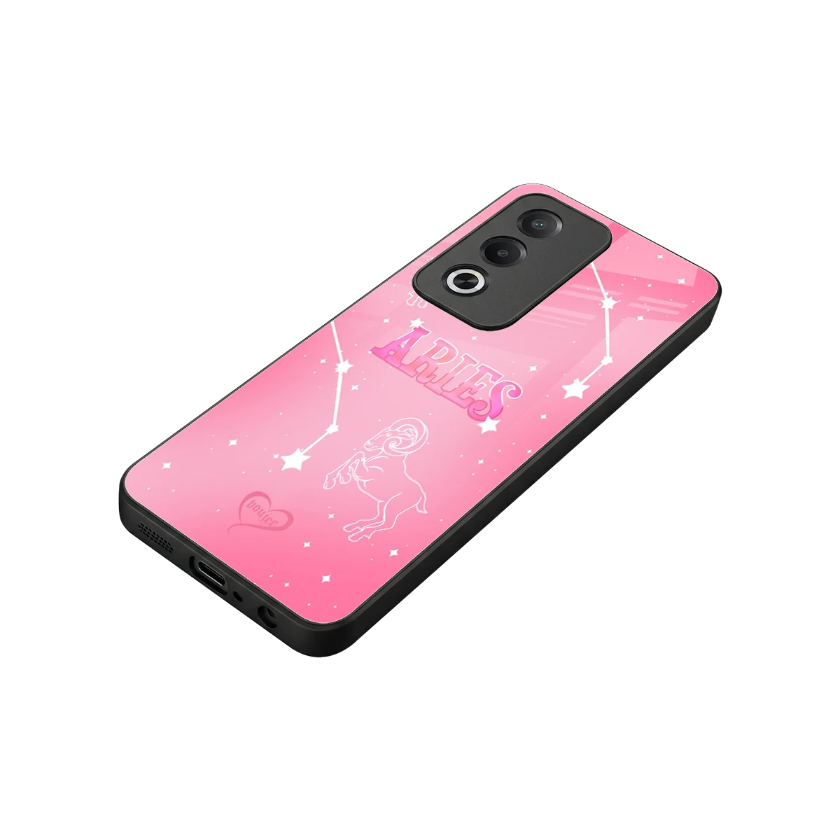 Aries Aura stylish phone case for oppo a3 pro | glossy glass and slim fit