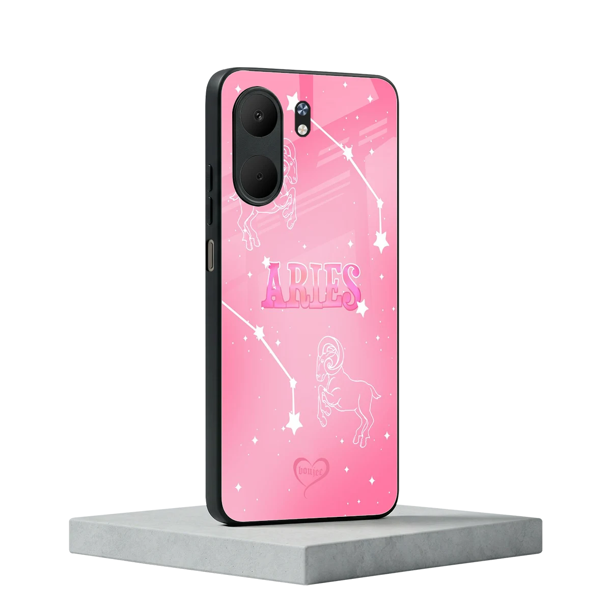 Aries Aura oppo a5x 5g mobile cover | shockproof glass phone case
