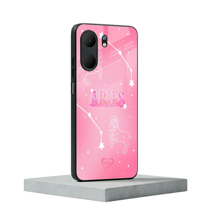 Aries Aura oppo a5x 5g mobile cover | shockproof glass phone case