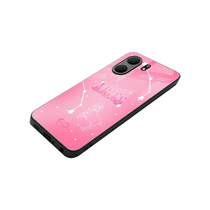 Aries Aura stylish phone case for oppo a5x 5g | glossy glass and slim fit