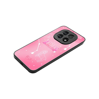 Aries Aura stylish phone case for oppo f29 5g | glossy glass and slim fit