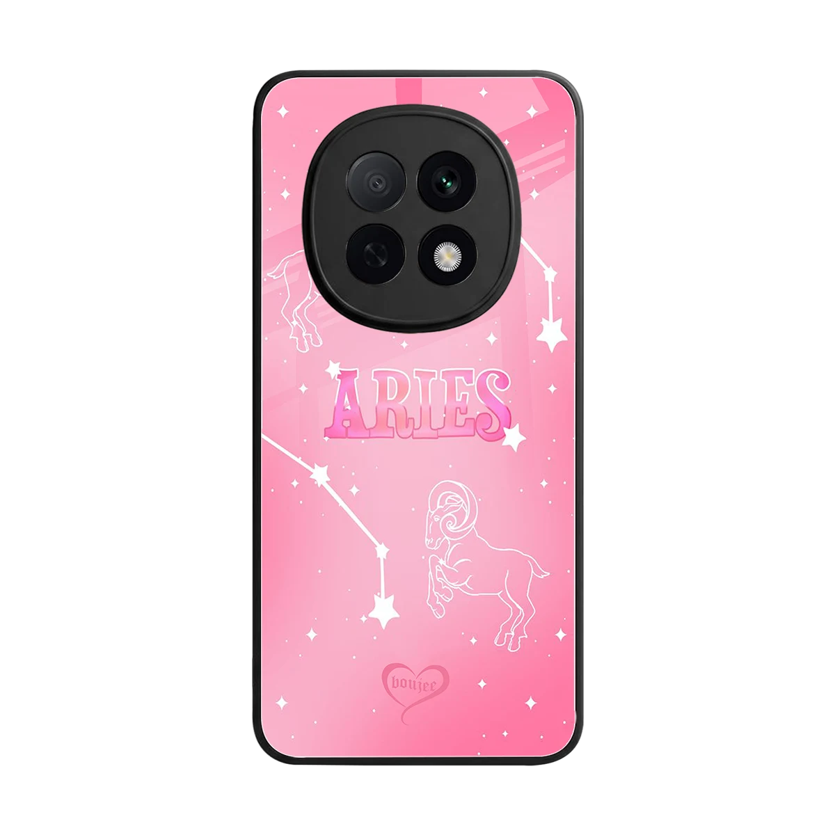 Aries Aura back phone cover | glass case for oppo f29 pro 5g