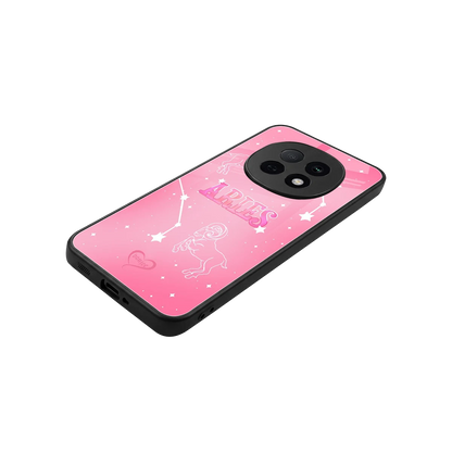 Aries Aura stylish phone case for oppo f29 pro 5g | glossy glass and slim fit