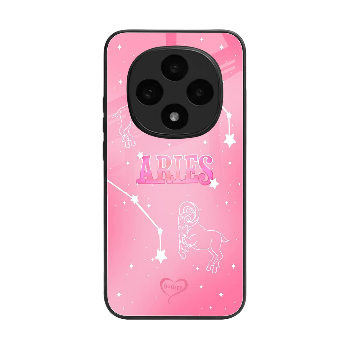 Aries Aura back phone cover | glass case for oppo f31 pro 5g