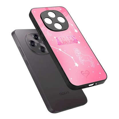 Aries Aura sleek oppo f31 pro 5g cover with tempered glass back and TPU edges