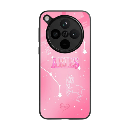 Aries Aura back phone cover | glass case for oppo find x8