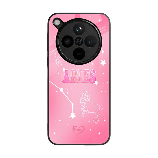 Aries Aura back phone cover | glass case for oppo find x8