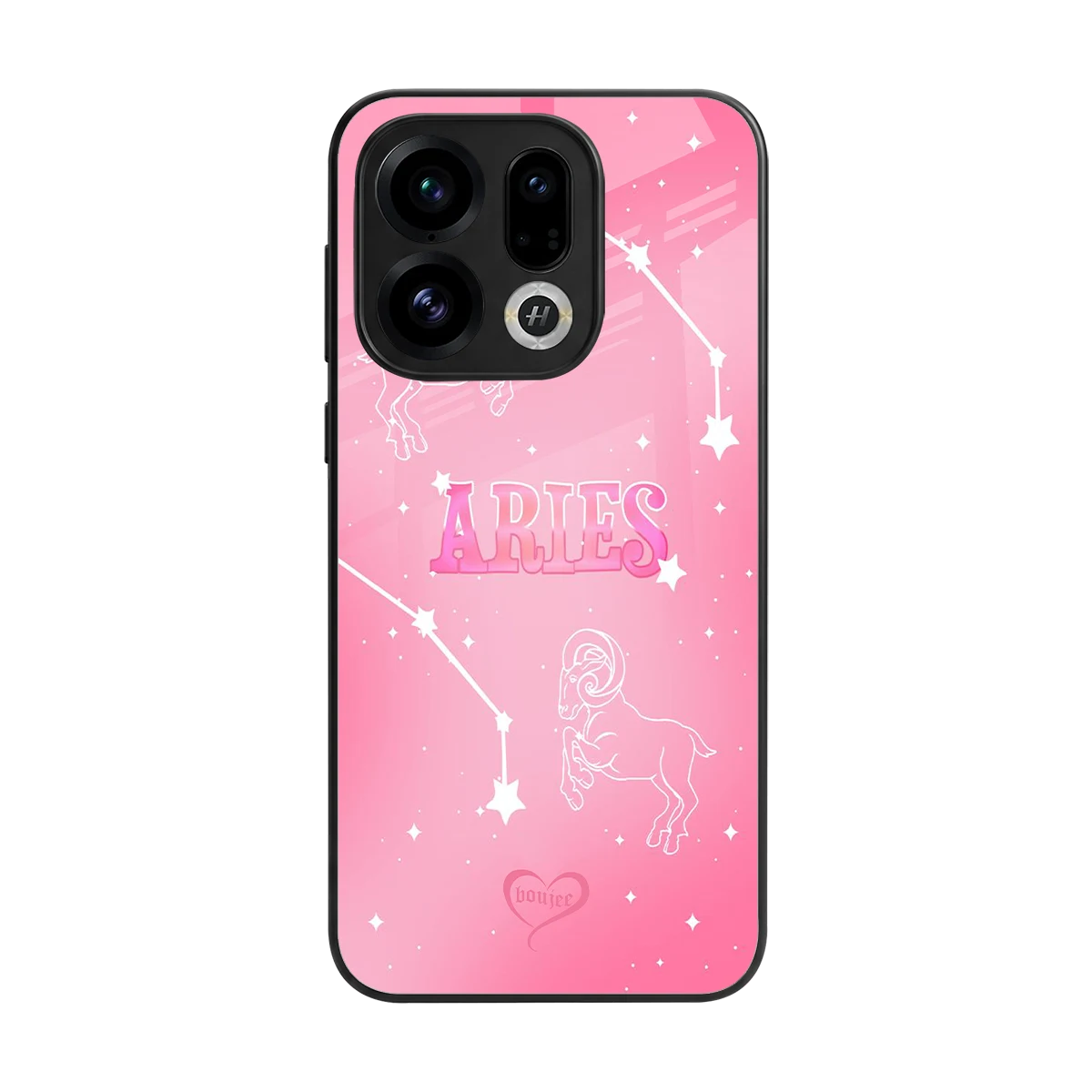 Aries Aura back phone cover | glass case for oppo find x9