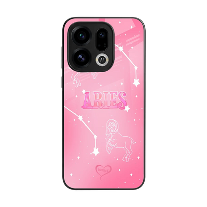 Aries Aura back phone cover | glass case for oppo find x9