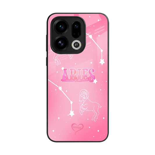 Aries Aura back phone cover | glass case for oppo find x9