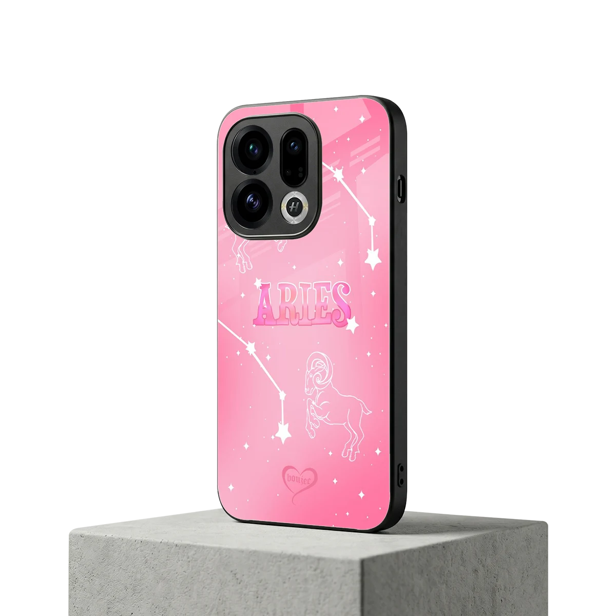 Aries Aura oppo find x9 mobile cover | shockproof glass phone case