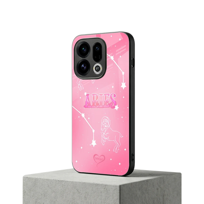Aries Aura oppo find x9 mobile cover | shockproof glass phone case