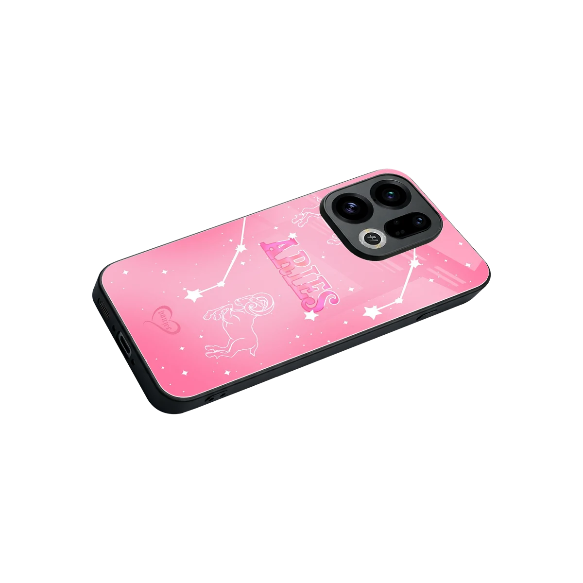 Aries Aura stylish phone case for oppo find x9 | glossy glass and slim fit