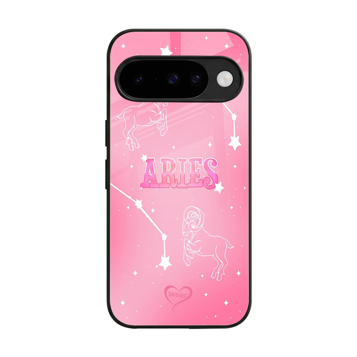Aries Aura back phone cover | glass case for google pixel 10