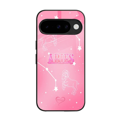 Aries Aura back phone cover | glass case for google pixel 10