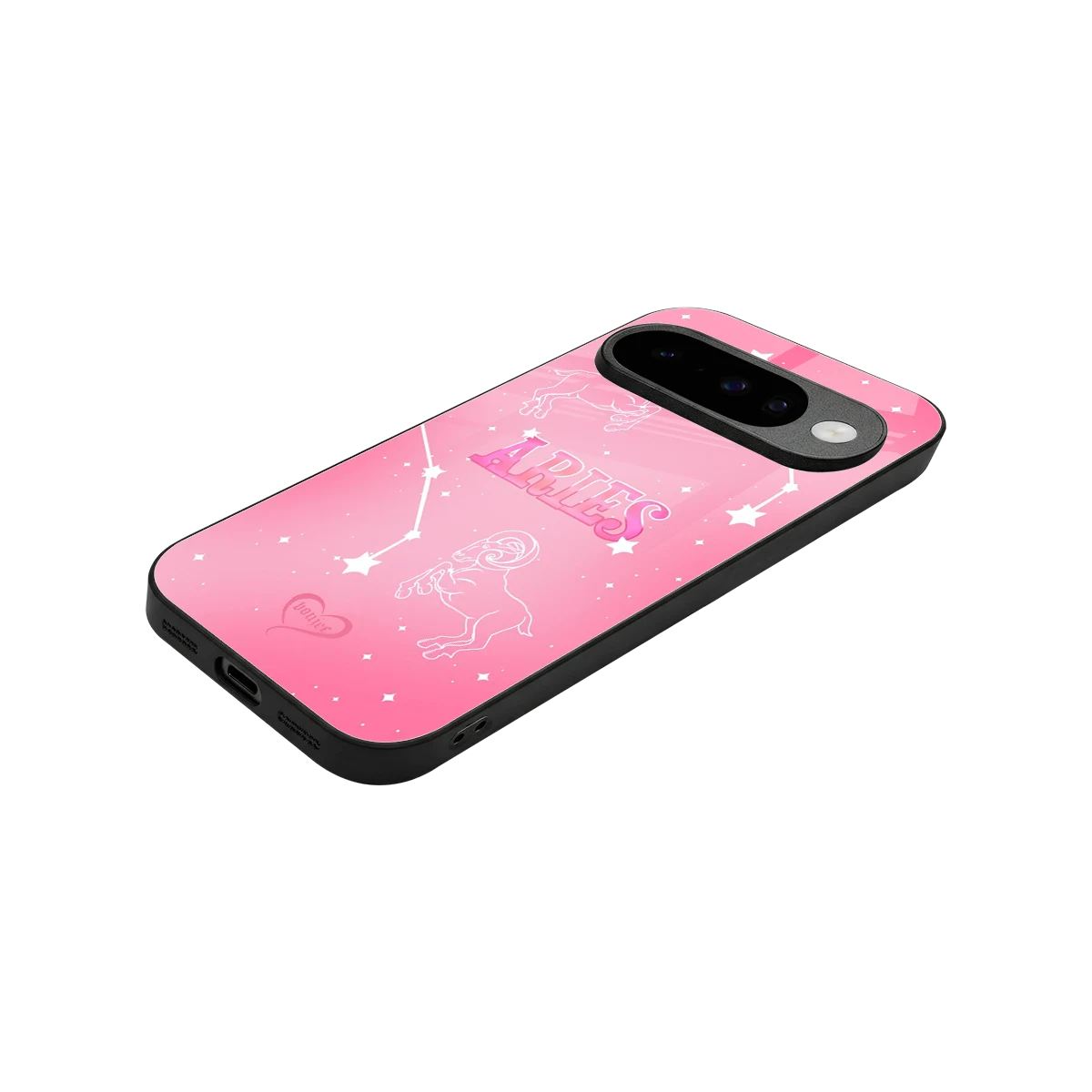 Aries Aura stylish phone case for google pixel 10 | glossy glass and slim fit