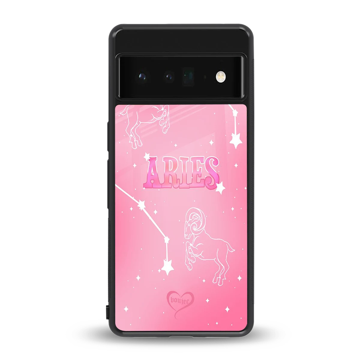 Aries Aura back phone cover | glass case for google pixel 6 pro