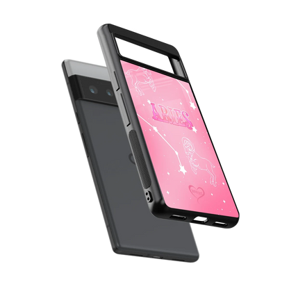 Aries Aura sleek google pixel 6 pro cover with tempered glass back and TPU edges