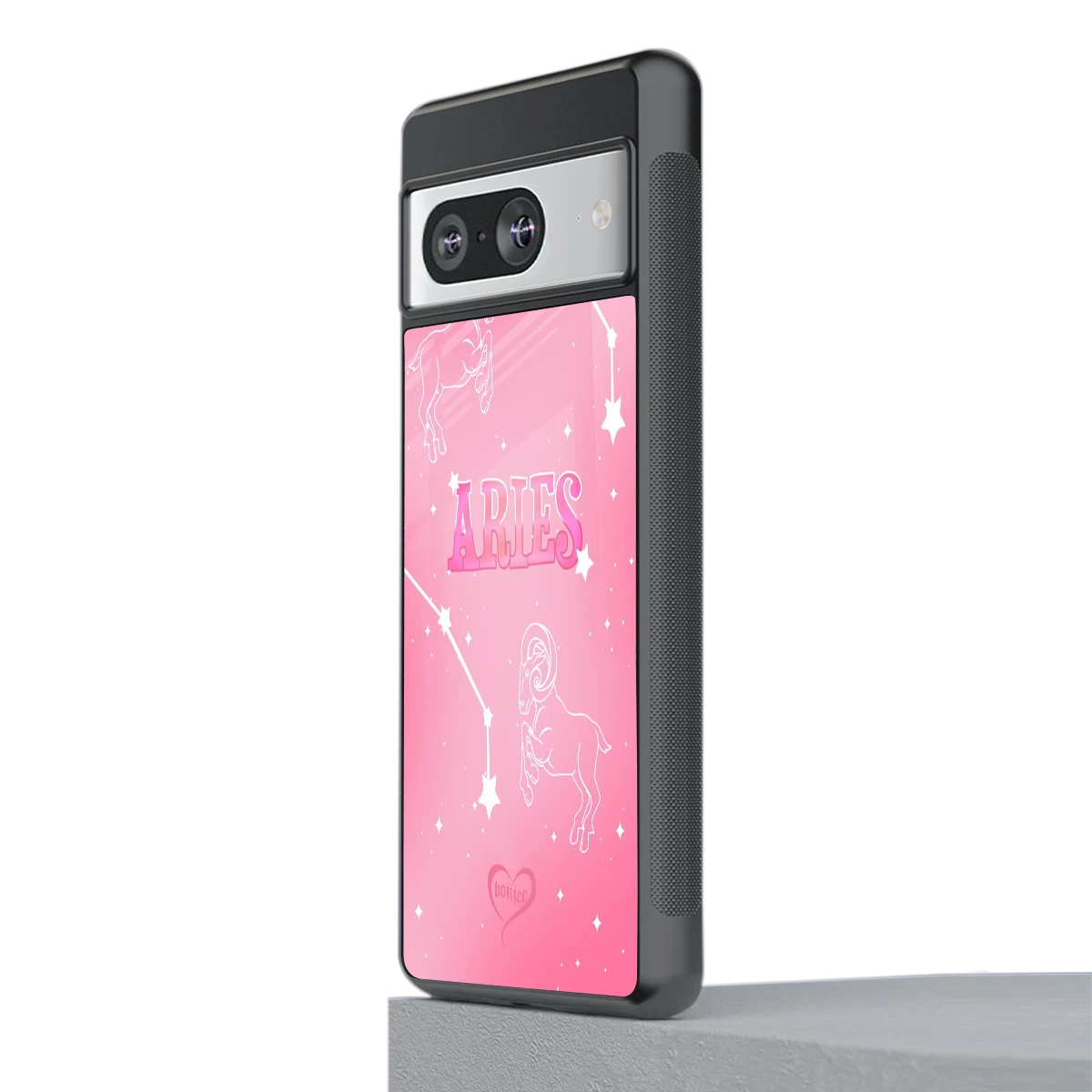 Aries Aura stylish phone case for google pixel 8 | glossy glass and slim fit