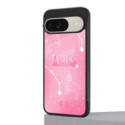 Aries Aura google pixel 9 mobile cover | shockproof glass phone case