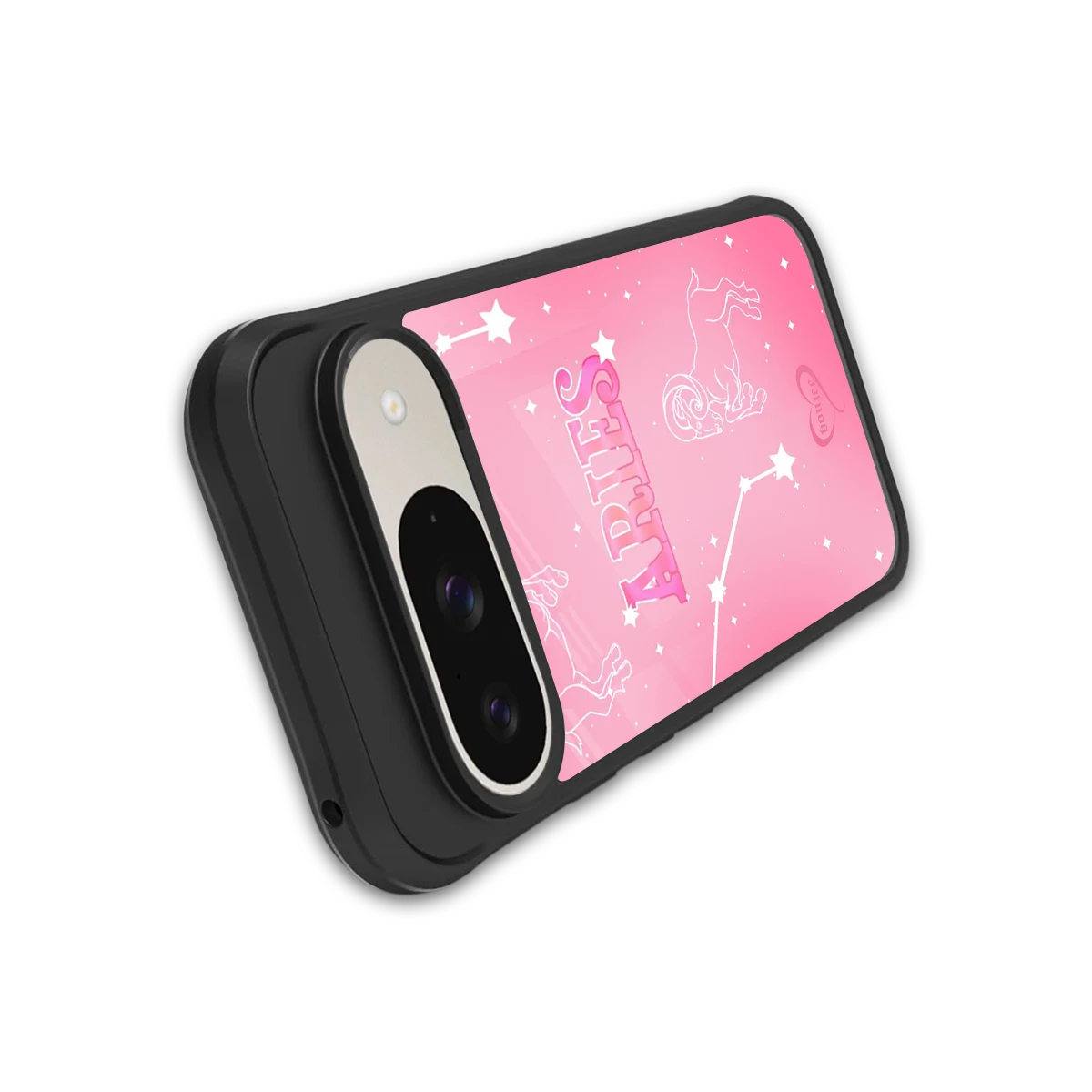 Aries Aura stylish phone case for google pixel 9 | glossy glass and slim fit
