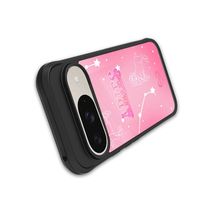 Aries Aura stylish phone case for google pixel 9 | glossy glass and slim fit