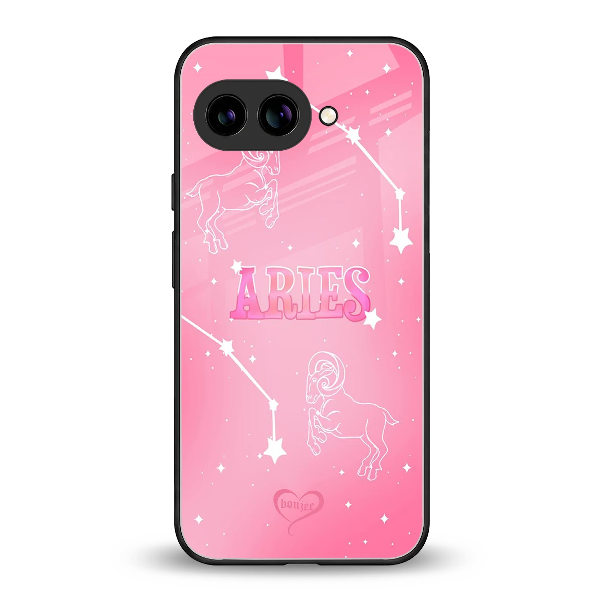 Aries Aura back phone cover | glass case for google pixel 10a
