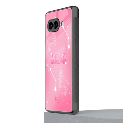 Aries Aura google pixel 10a mobile cover | shockproof glass phone case