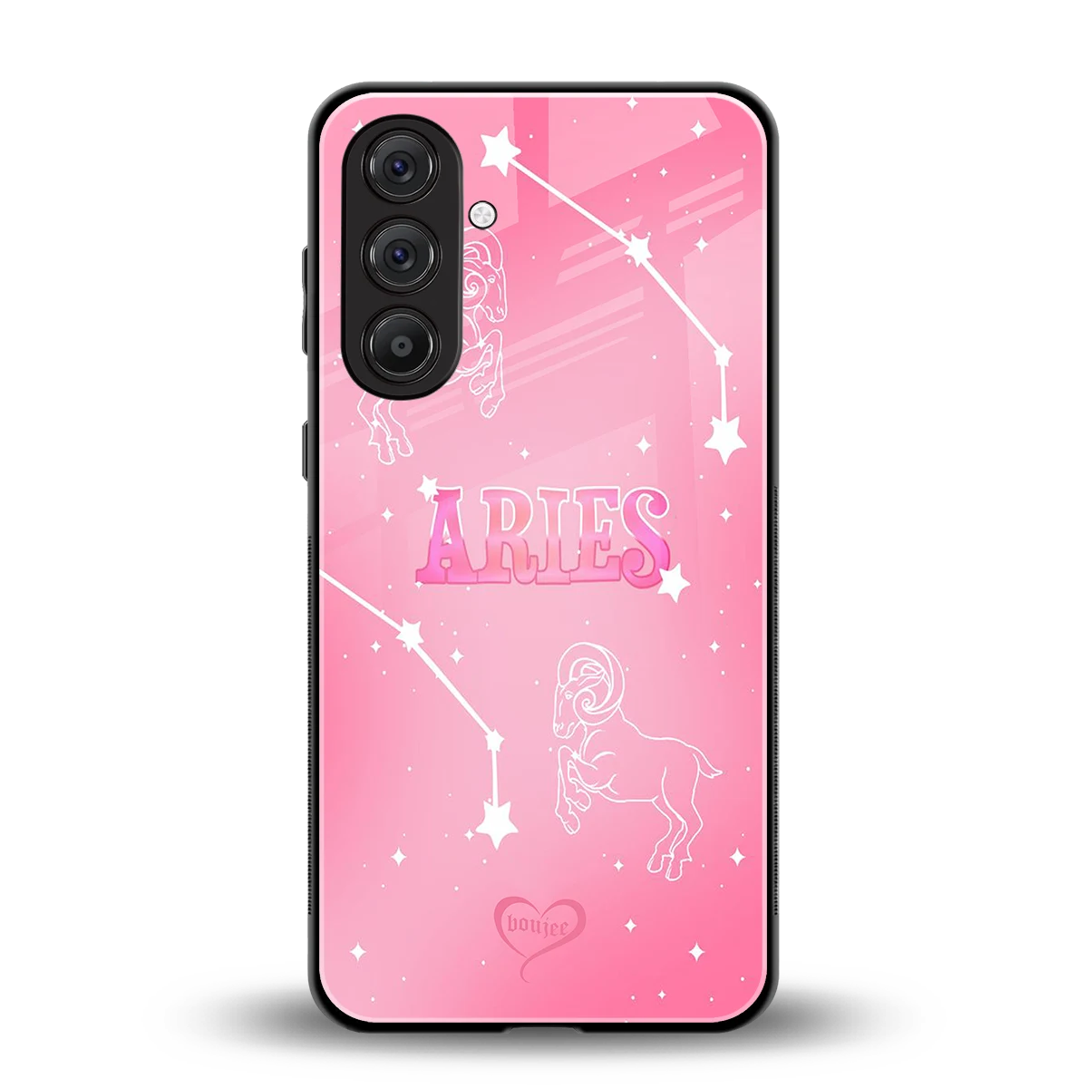 Aries Aura back phone cover | glass case for samsung galaxy m35 5g