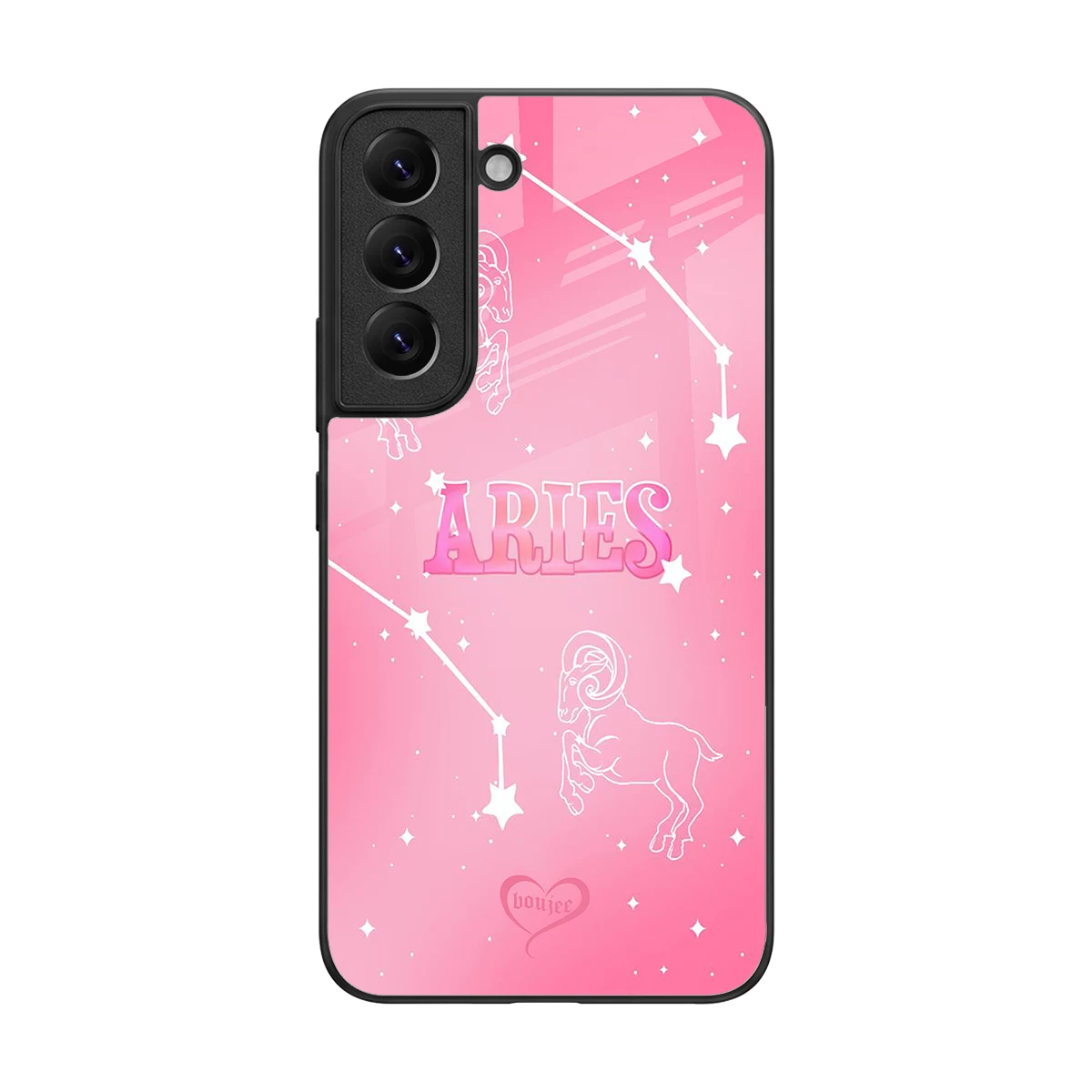 Aries Aura back phone cover | glass case for samsung galaxy s22